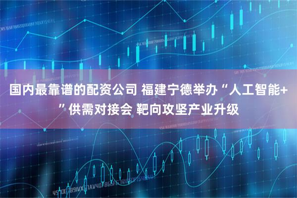 国内最靠谱的配资公司 福建宁德举办“人工智能+”供需对接会 靶向攻坚产业升级